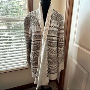 Lucky brand cardigan draped sweater